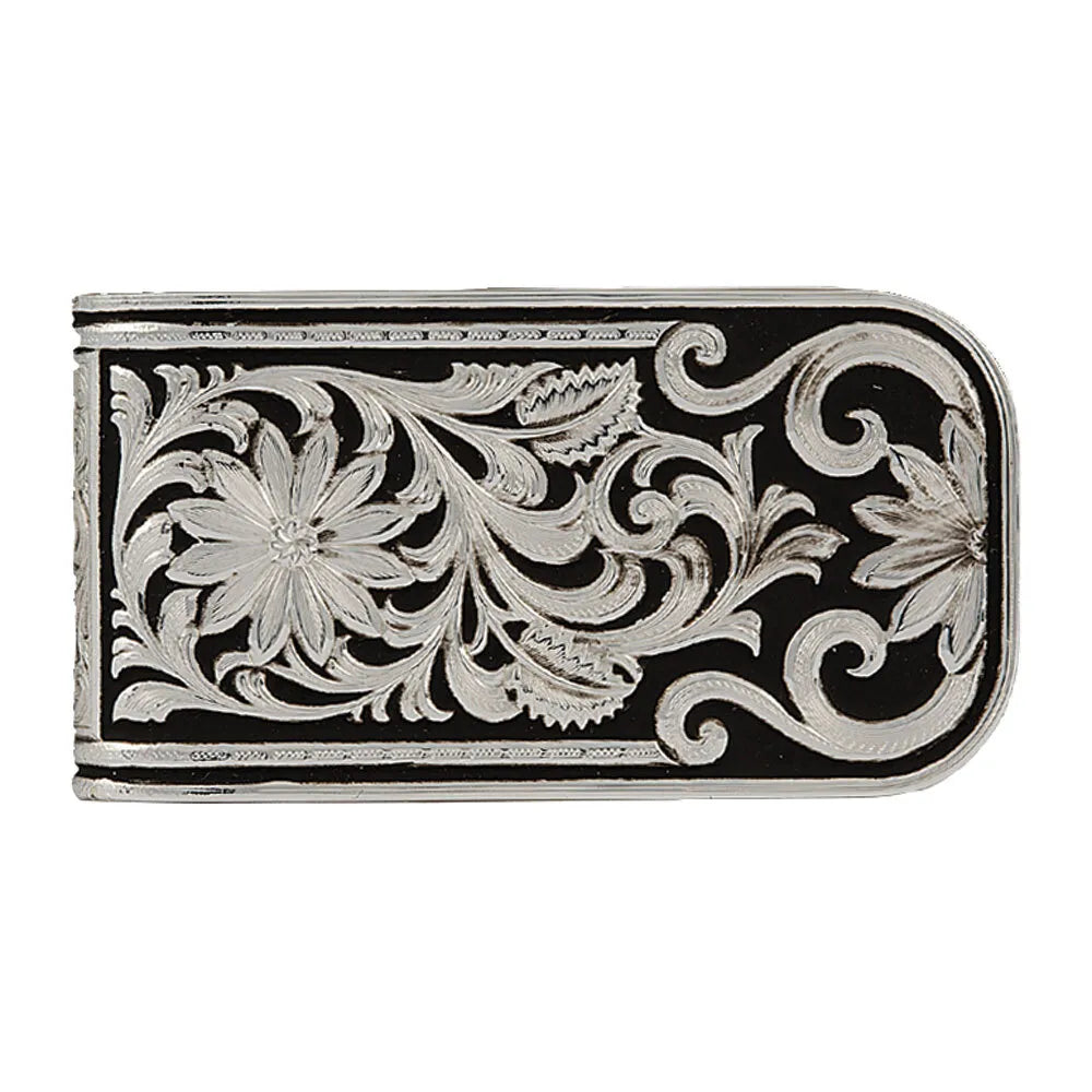 Montana Silversmiths LeatherCut Bitterroot Money Clip - MCL27