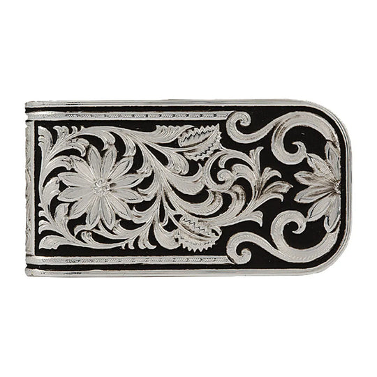 Montana Silversmiths LeatherCut Bitterroot Money Clip - MCL27