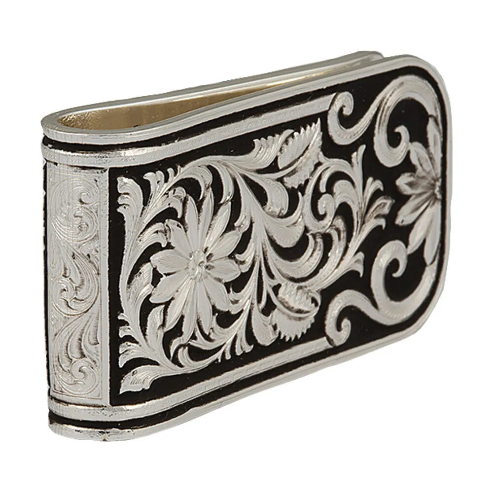 Montana Silversmiths LeatherCut Bitterroot Money Clip - MCL27