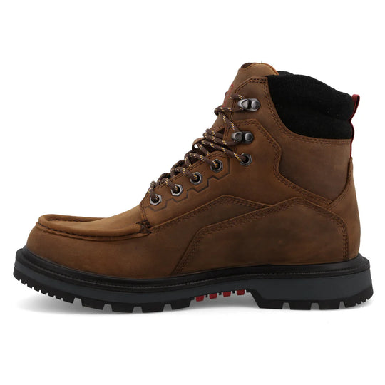 Men's Twisted X 6" Waterproof Work Boot Soft Toe Lace Up - MDAW001