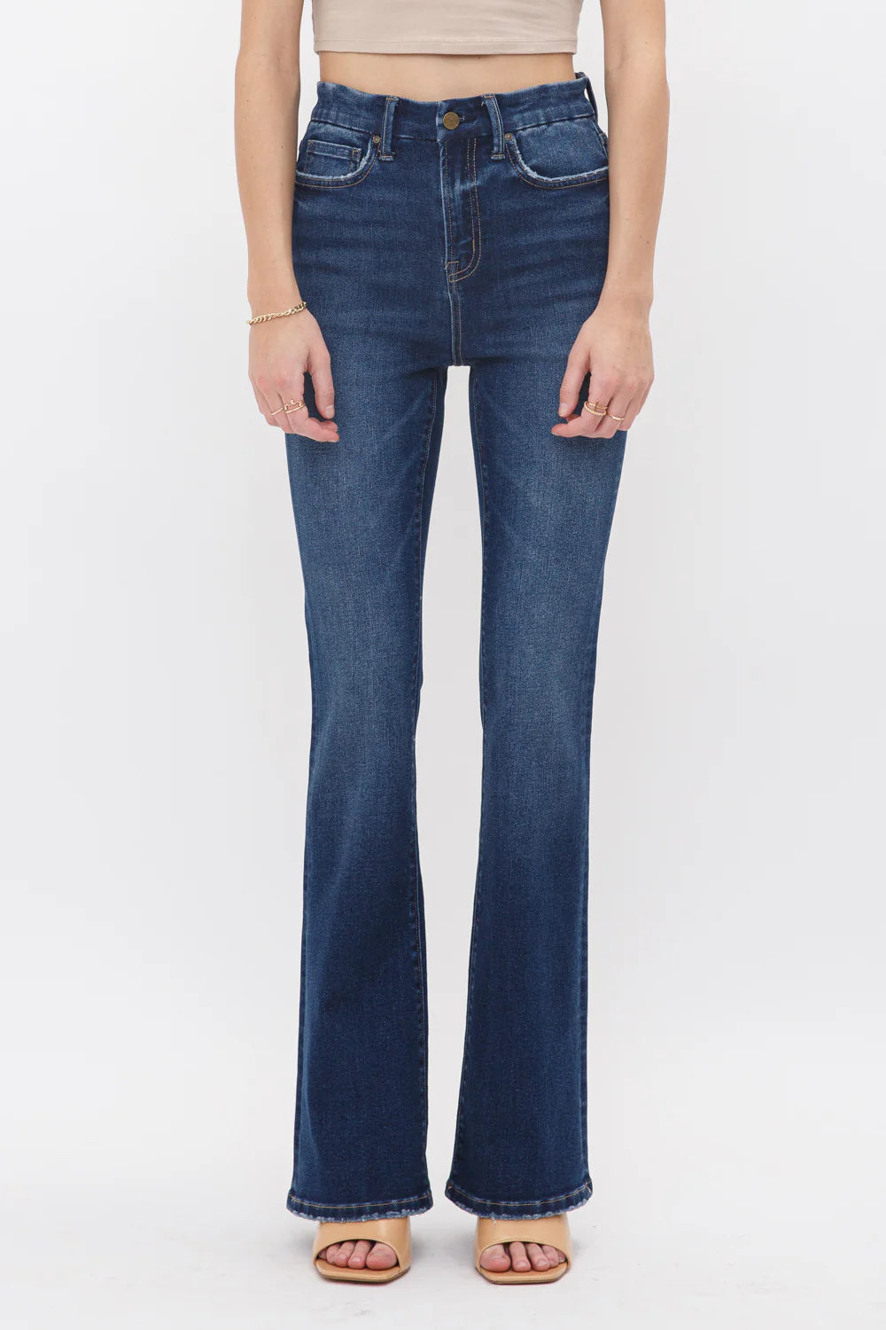 Ladies Mica Denim High Rise Bootcut in Quartet - MDP-B167DK - FINAL SALE