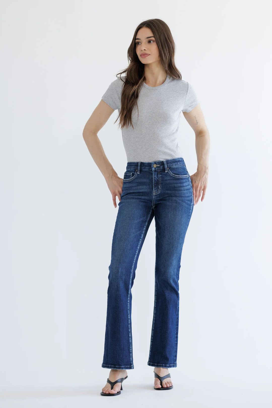 Ladies Mica Mid Rise Boot Cut - MDP-B511
