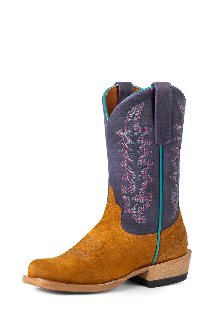 Kid's Macie Bean Snuff Waxy Commander with Purple Nashville Tops