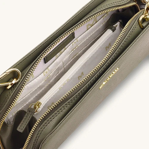 Mira & Moss Solenne Shoulder Bag - Burnt Olive - MM00024