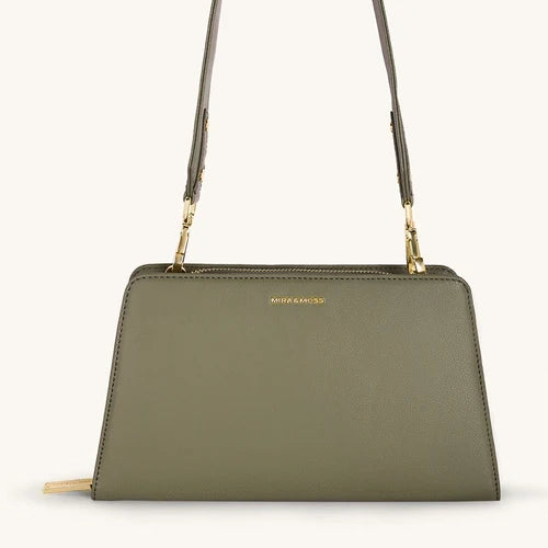 Mira & Moss Solenne Shoulder Bag - Burnt Olive - MM00024