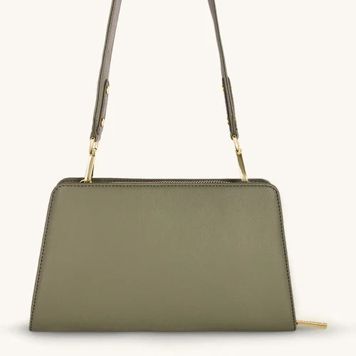 Mira & Moss Solenne Shoulder Bag - Burnt Olive - MM00024