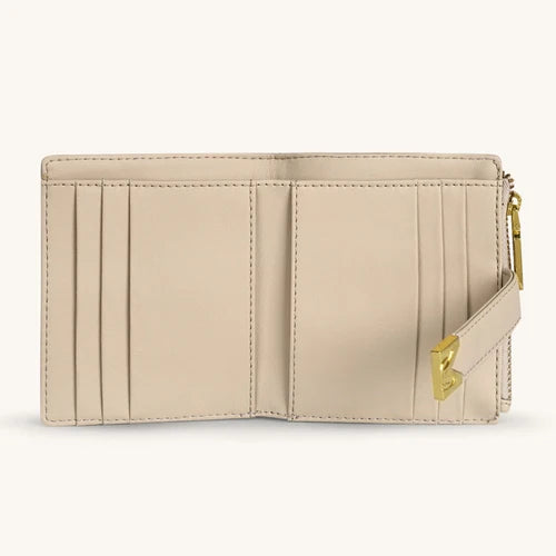 Mira & Moss Regina Compact Wallet - Light Taupe - MM00105