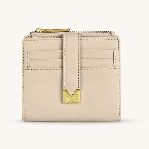Mira & Moss Regina Compact Wallet - Light Taupe - MM00105