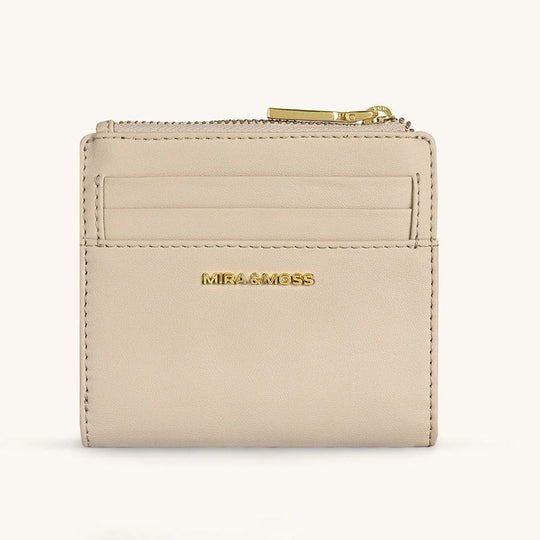 Mira & Moss Regina Compact Wallet - Light Taupe - MM00105