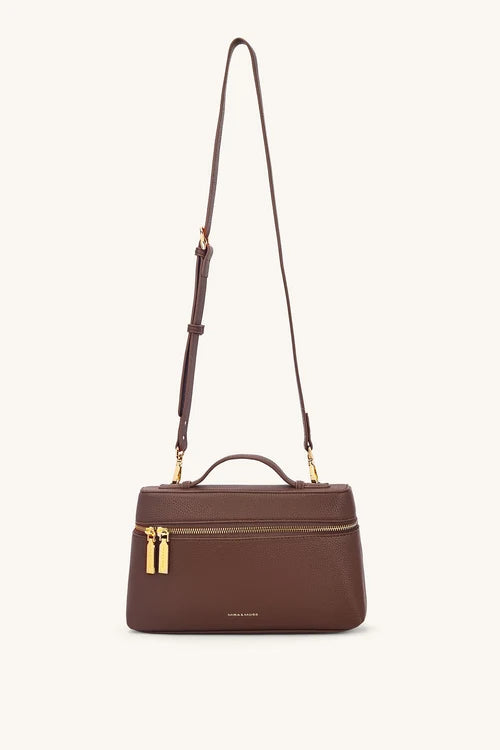 Mira & Moss Classic Tale Crossbody Bag - Chestnut - MM00240