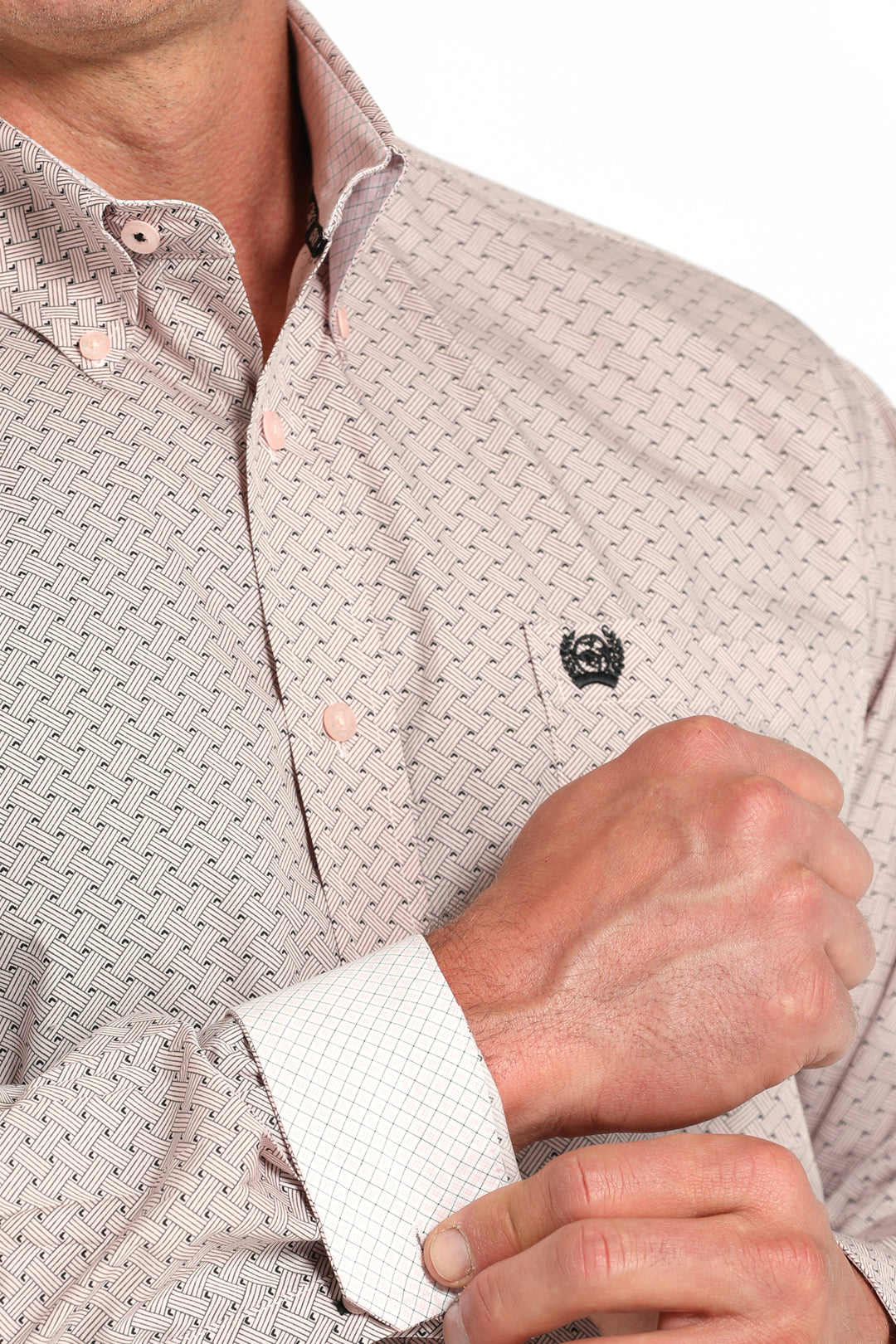 Men's Cinch Long Sleeve Print Shirt - MTW1105913