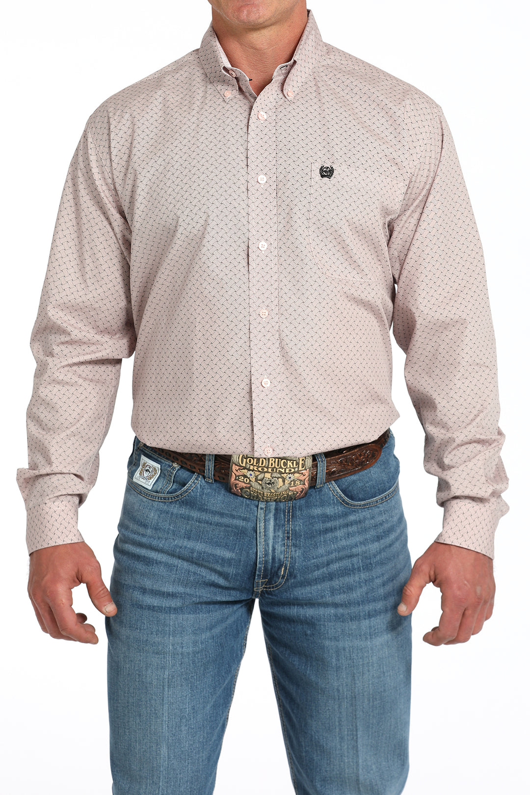 Men's Cinch Long Sleeve Print Shirt - MTW1105913