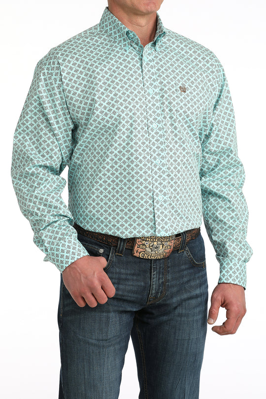 Men's Cinch Classic Fit Button-Down Western Shirt - MTW1106060