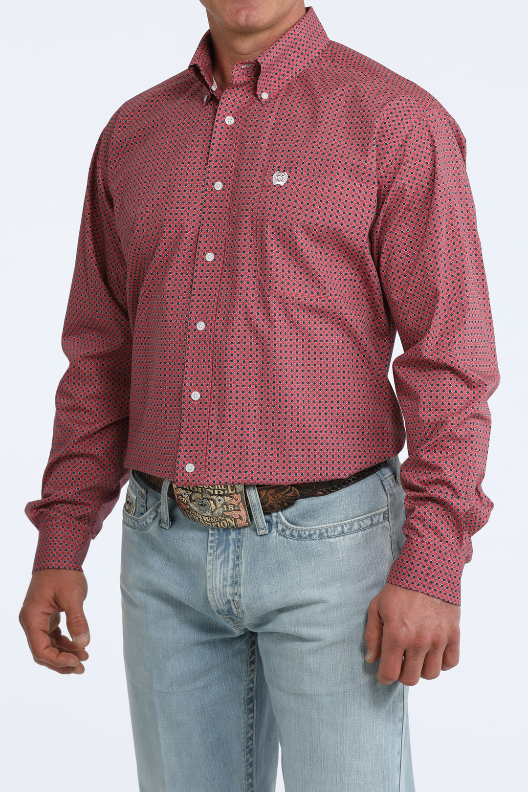 Men's Cinch Classic Fit Button-Down Western Shirt - MTW1106098