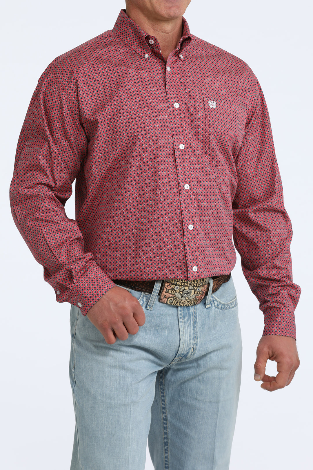 Men's Cinch Classic Fit Button-Down Western Shirt - MTW1106098