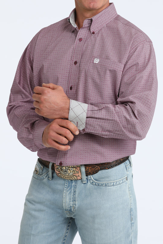 Men's Cinch Classic Fit Button-Down Western Shirt - MTW1106109