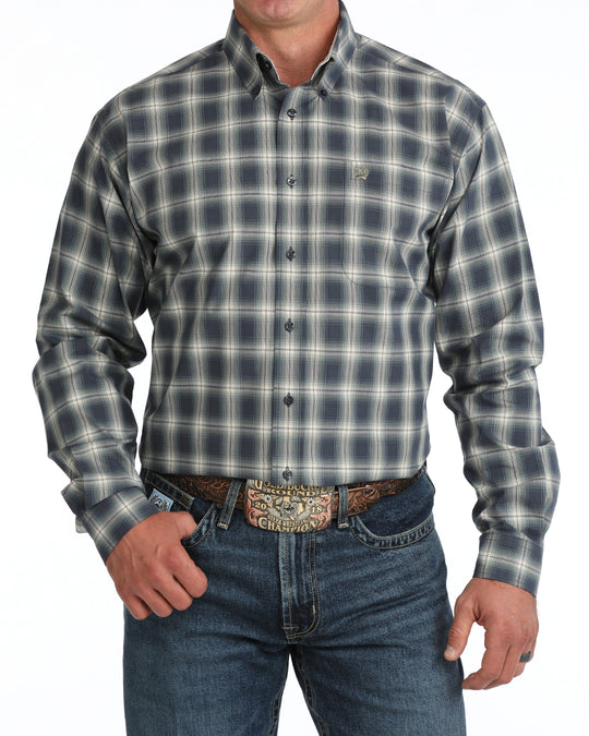 Men’s Cinch Classic Fit Button-Down Western Shirt - MTW1106129