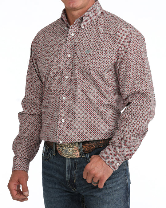 Men’s Cinch Classic Fit Button-Down Western Shirt - MTW1106140