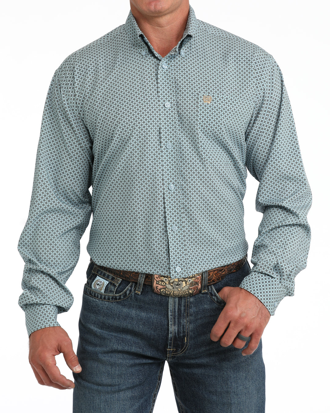 Men’s Cinch Arenaflex® Button-Down Western Shirt - MTW1106151