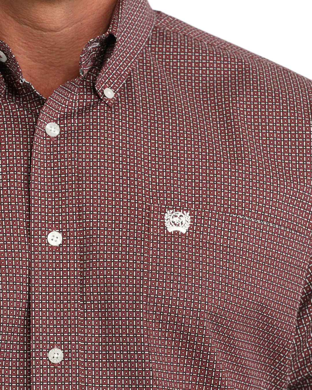 Men’s Cinch Classic Fit Button-Down Western Shirt - MTW1106158