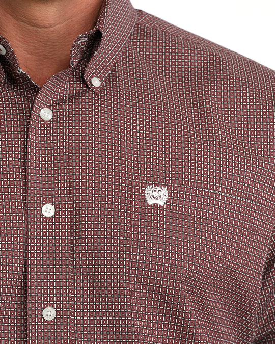 Men’s Cinch Classic Fit Button-Down Western Shirt - MTW1106158