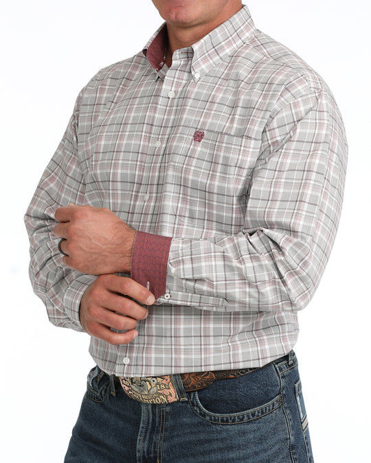 Men’s Cinch Classic Fit Button-Down Western Shirt - MTW1106159
