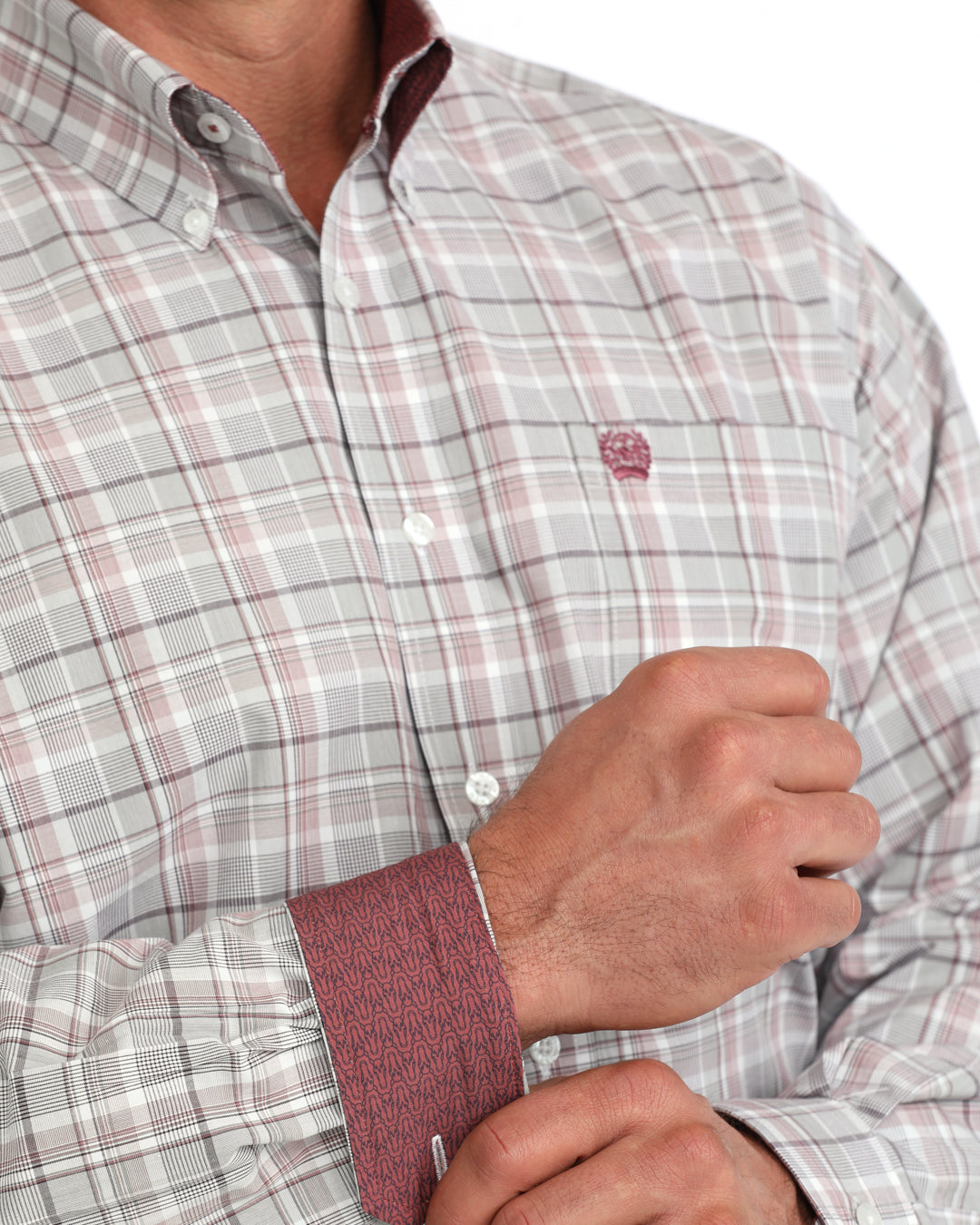 Men’s Cinch Classic Fit Button-Down Western Shirt - MTW1106159