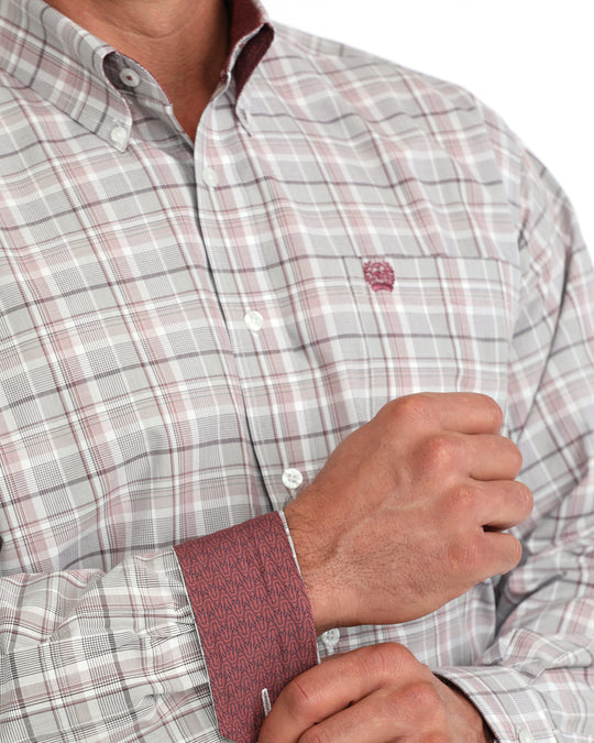 Men’s Cinch Classic Fit Button-Down Western Shirt - MTW1106159