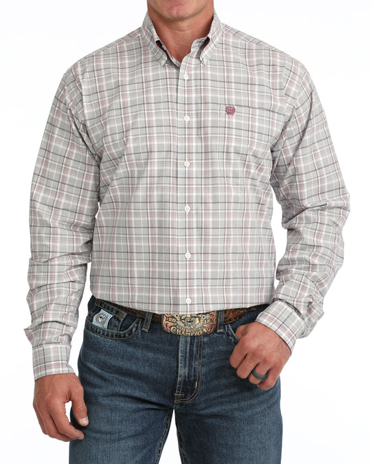 Men’s Cinch Classic Fit Button-Down Western Shirt - MTW1106159