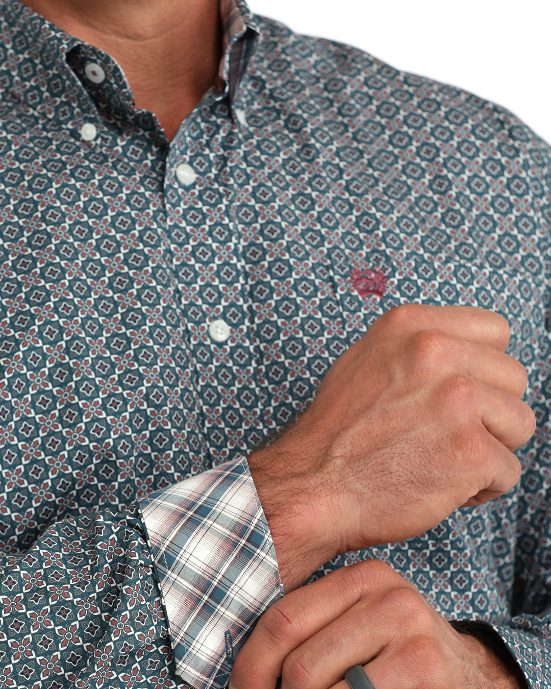 Men’s Cinch Classic Fit Button-Down Western Shirt - MTW1106170