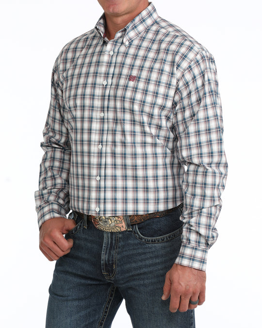 Men’s Cinch Classic Fit Button-Down Western Shirt - MTW1106171