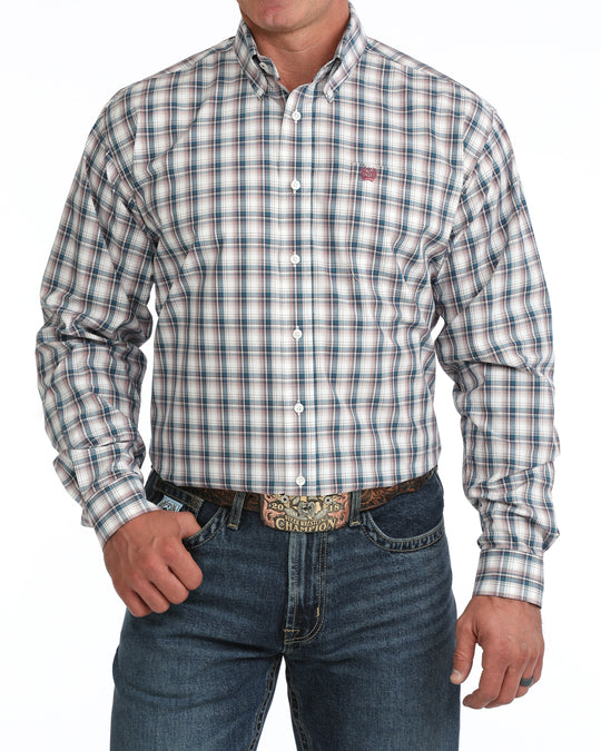 Men’s Cinch Classic Fit Button-Down Western Shirt - MTW1106171