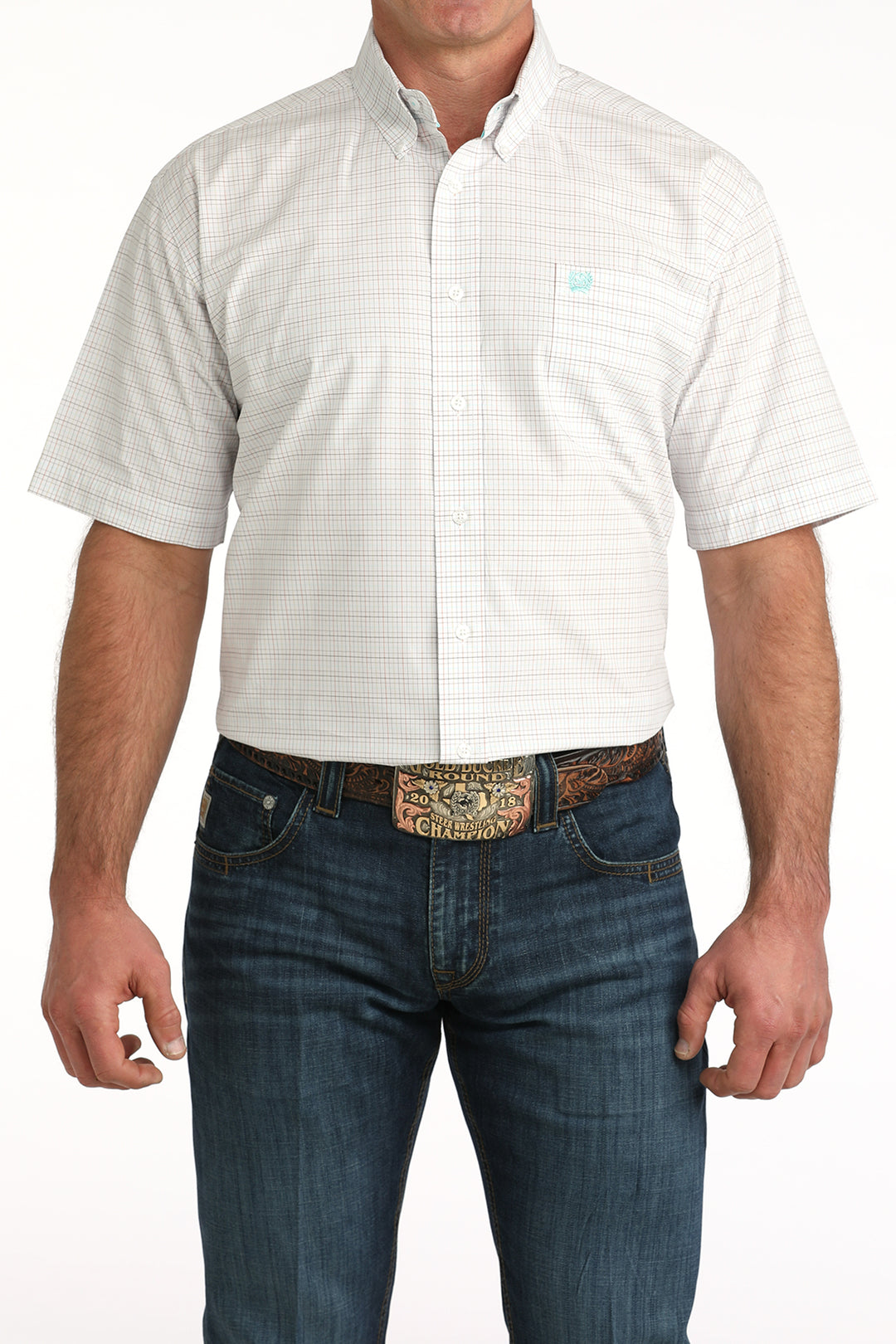 Men's Cinch Classic Fit Button-Down Western Shirt - MTW1111510