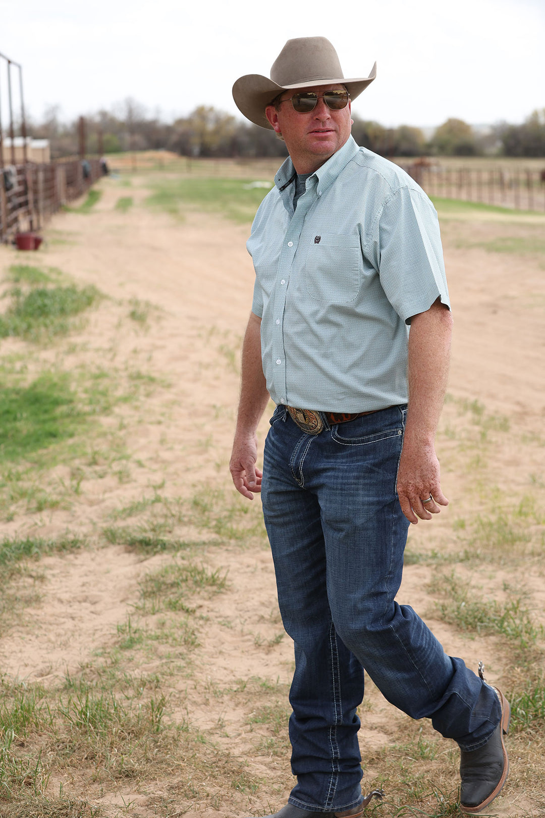 Men's Cinch Classic Fit Button-Down Western Shirt - MTW1111512