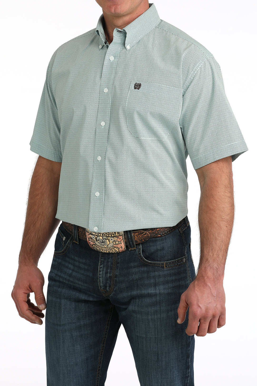 Men's Cinch Classic Fit Button-Down Western Shirt - MTW1111512