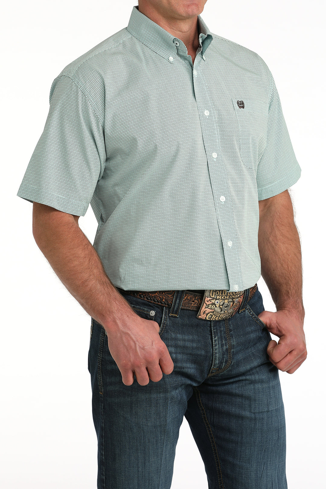 Men's Cinch Classic Fit Button-Down Western Shirt - MTW1111512