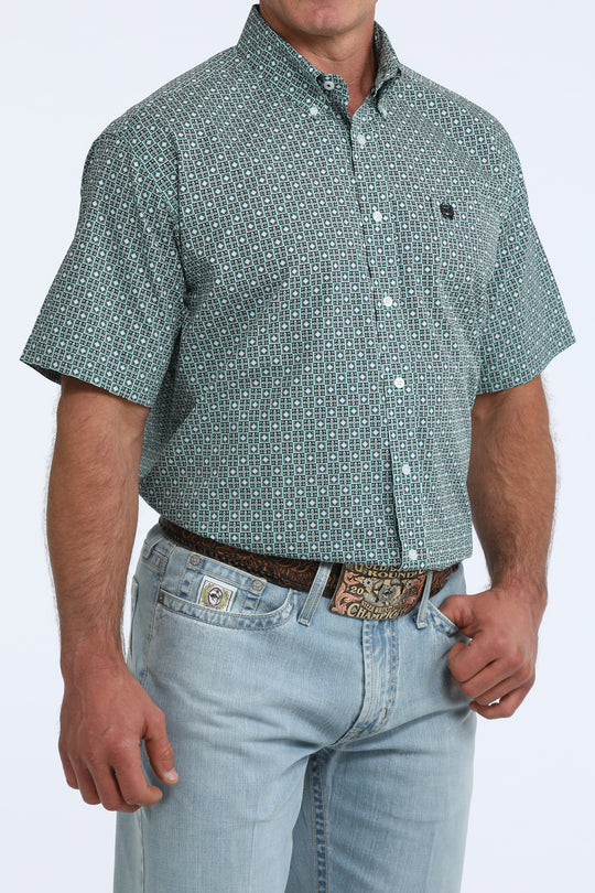 Men's Cinch Classic Fit Button-Down Western Shirt - MTW1111528