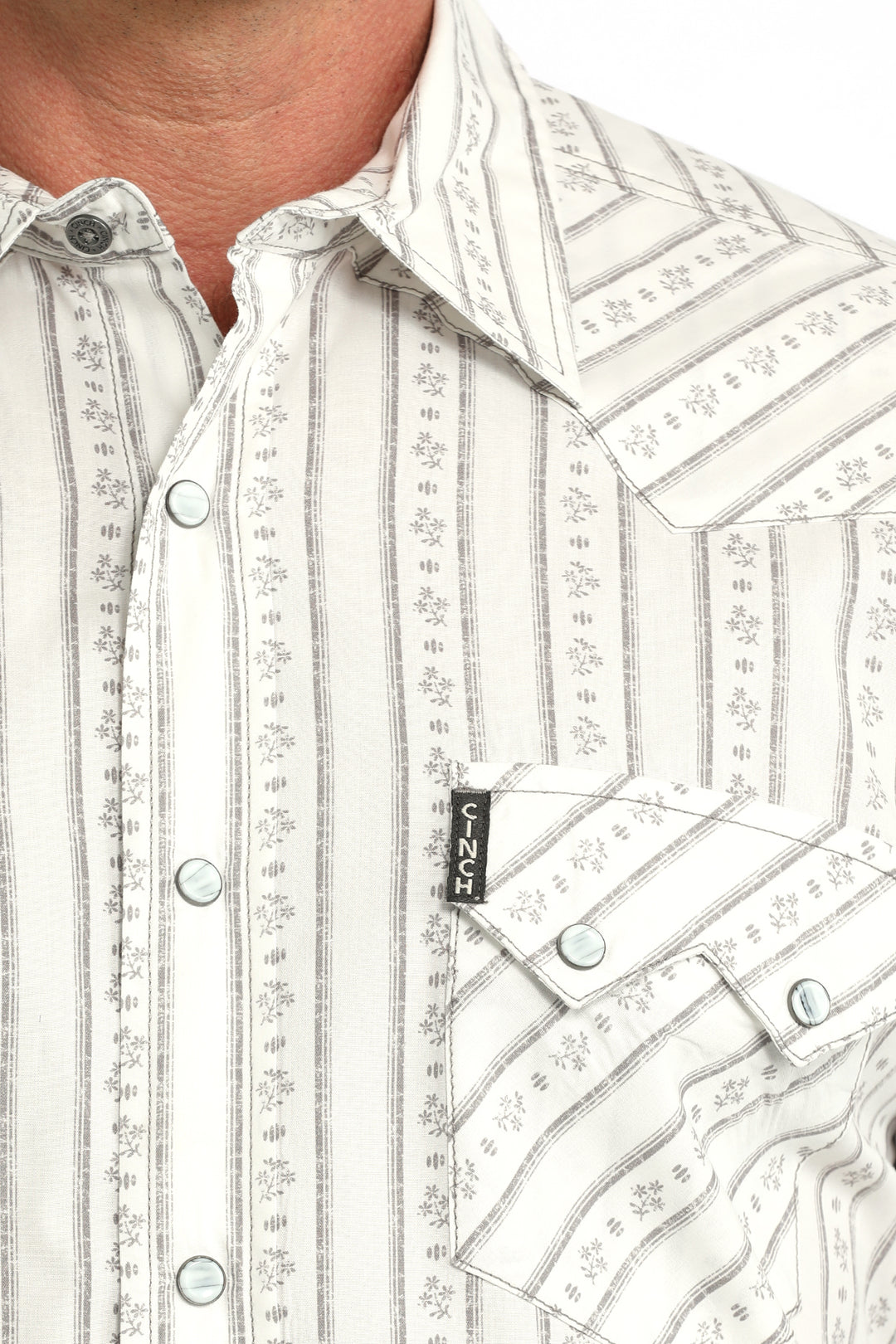 Men’s Cinch Modern Fit Snap Front Western Shirt - MTW1301094