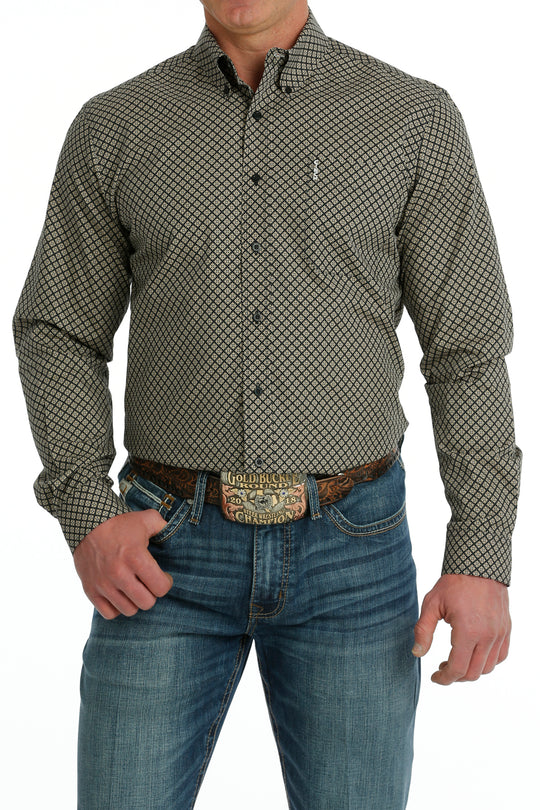 Men's Cinch Modern Fit Long Sleeve Shirt - MTW1347098