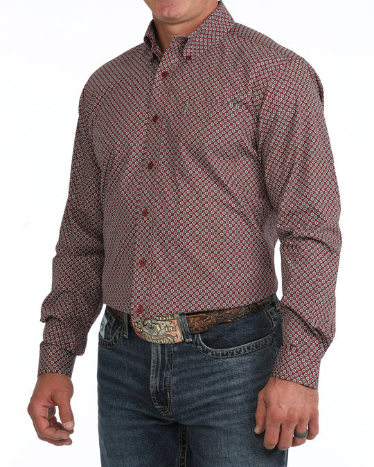 Men's Cinch Modern Fit Western Button Up Shirt - MTW1347163