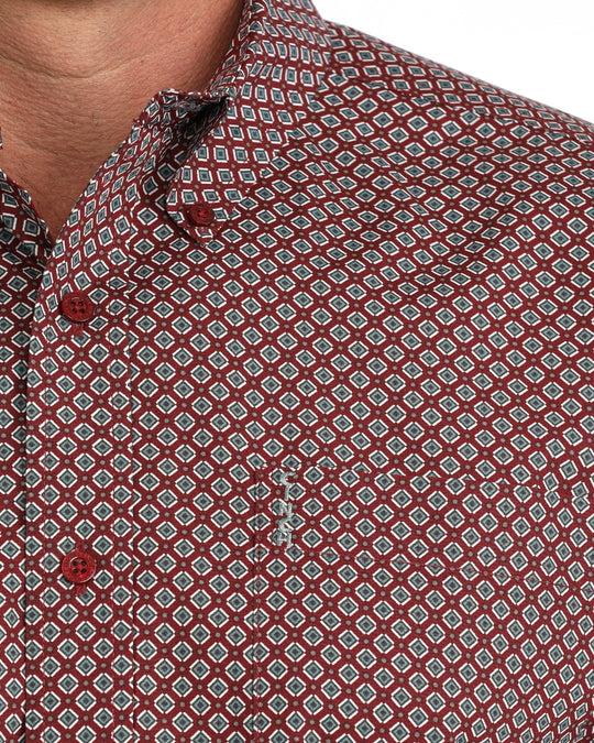 Men's Cinch Modern Fit Western Button Up Shirt - MTW1347163
