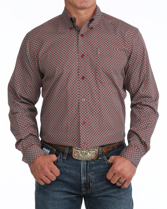 Men's Cinch Modern Fit Western Button Up Shirt - MTW1347163