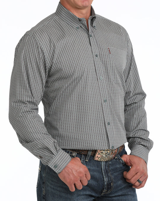 Men's Cinch Modern Fit Western Button Up Shirt - MTW1347164
