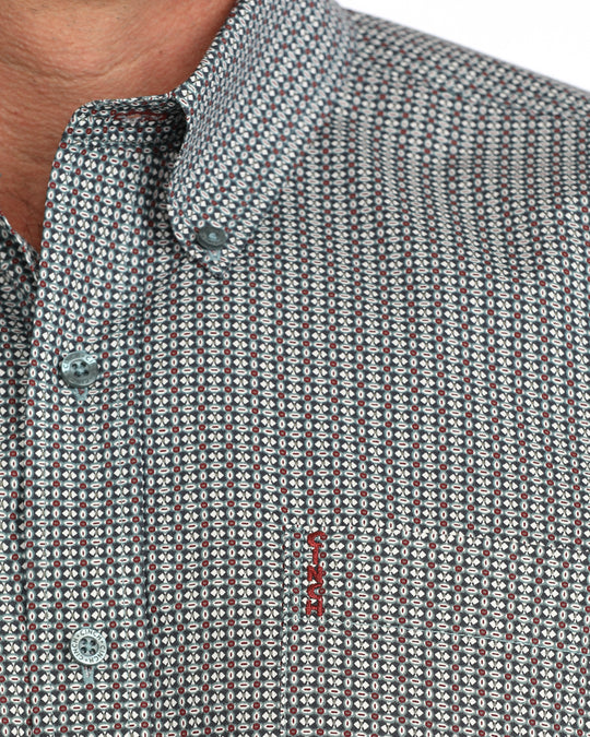 Men's Cinch Modern Fit Western Button Up Shirt - MTW1347164