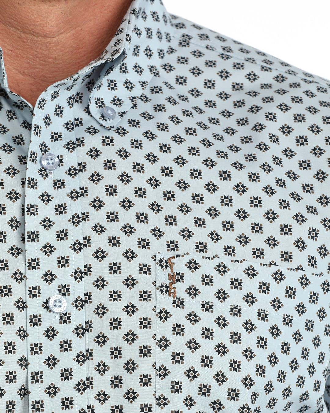 Men's Cinch Modern Fit Western Button Up Shirt - MTW1347166