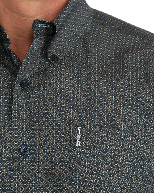 Men's Cinch Modern Fit Western Button Up Shirt - MTW1347167