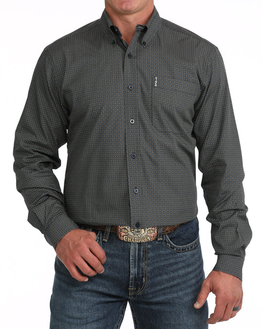 Men's Cinch Modern Fit Western Button Up Shirt - MTW1347167