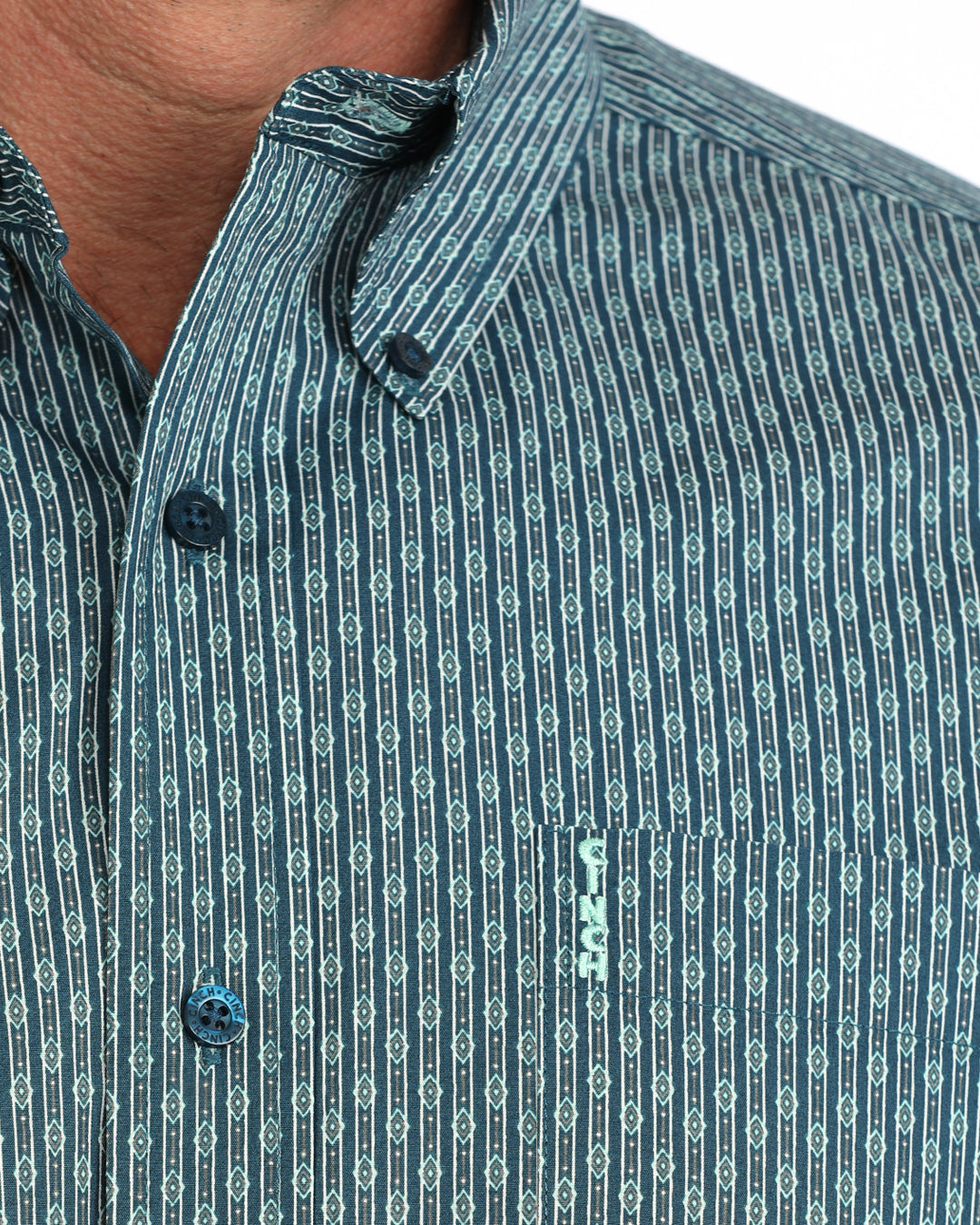 Men's Cinch Modern Fit Western Button Up Shirt - MTW1347168