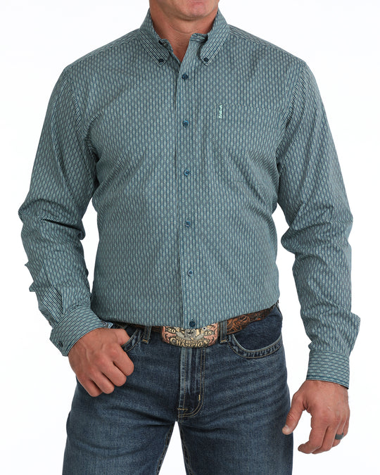 Men's Cinch Modern Fit Western Button Up Shirt - MTW1347168