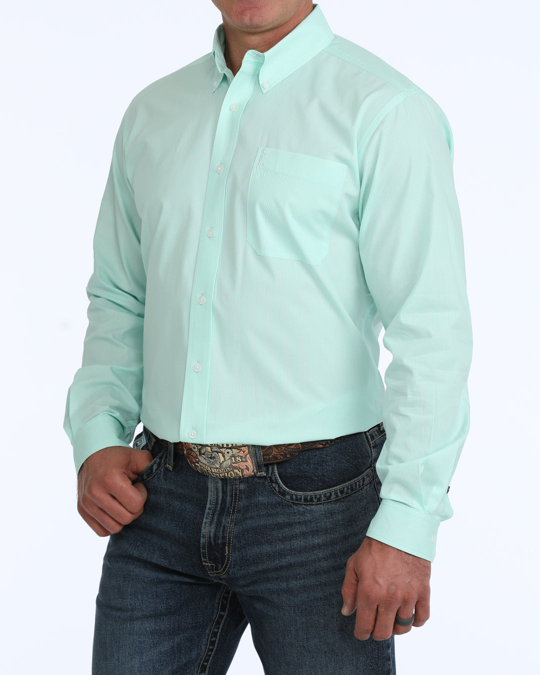 Men's Cinch Modern Fit Western Button Up Shirt - MTW1347170